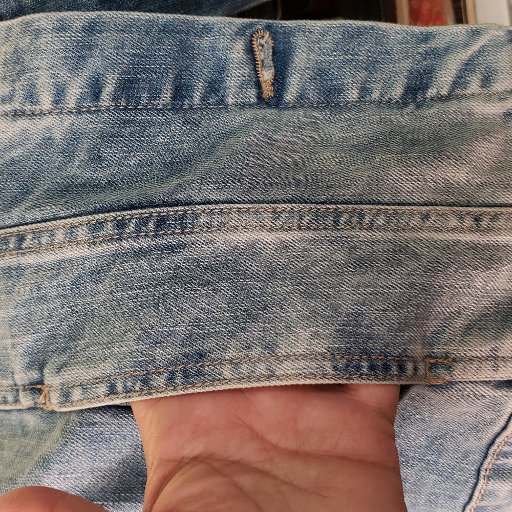 Zara size small denim Vest. F8 - Picture 9 of 9